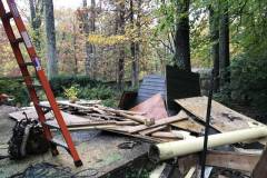 Second Story Deck Removal in Bethesda, MD