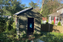 Demolished and Removed Small Shed in Arlington, VA