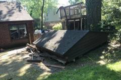 Old Shed Demolition in Fairfax, VA