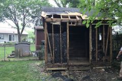 Storage building tear down and remove in Springfield VA