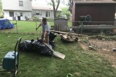 Storage building tear down and remove in Springfield VA